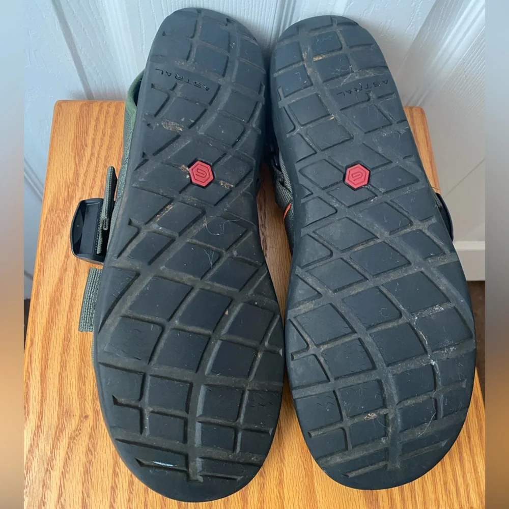 Astral Dark Green PDF Gorpcore Summer Water Hiking Sandals SZ 12